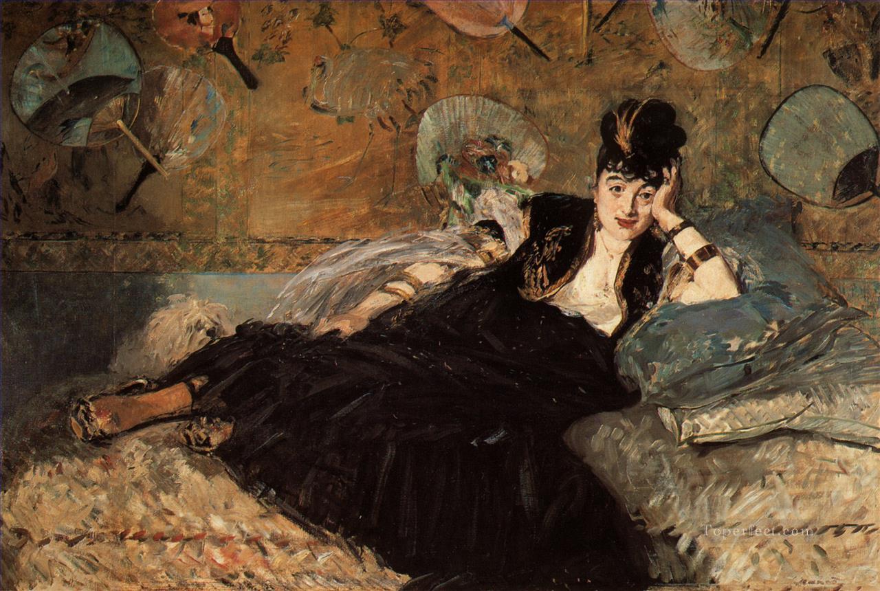 Woman with a Fan Realism Impressionism Edouard Manet Oil Paintings